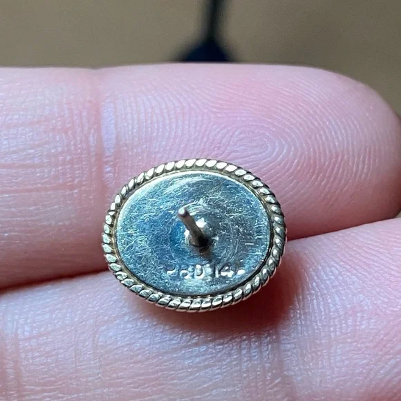Vintage 14K Turquoise Stud Earrings